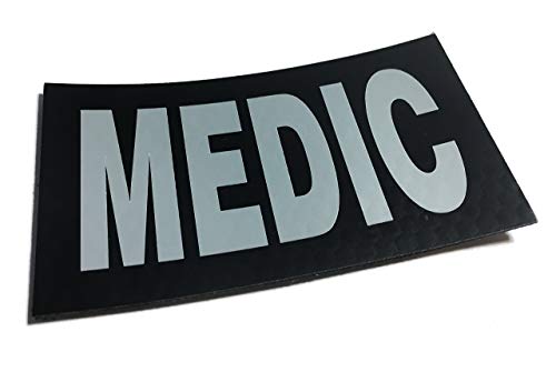 Wolf Grey IR Reflective Combat Medic Us Army Special Forces Infrared Morale Patch