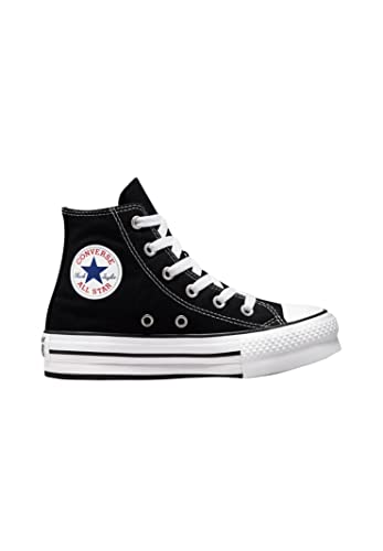 Converse 372859C Chuck Taylor All Star EVA Lift Canvas Platform Sneaker Unisex Black/White/Black 28.5