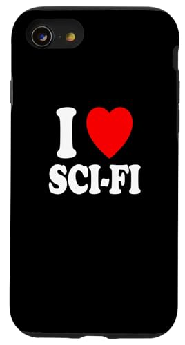 Custodia per iPhone SE (2020) / 7 / 8 I Heart (Amore) Fantascienza Fantascienza Film di fantascienza Libri
