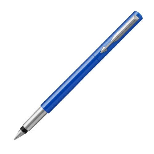 Stylo plume Parker Vector bleu à pointe fine pour écriture fluide
