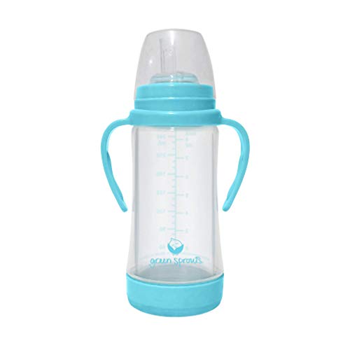 Green Sprouts Drinkbeker van glas, 236 ml, aqua