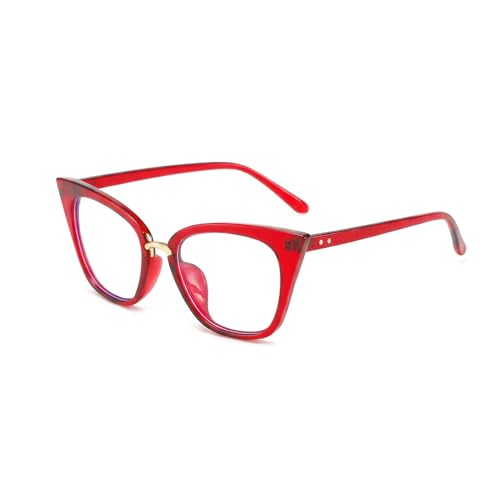Image of Cat Eye Blue Light Blocking Glasses for Women Men, Anti-fatigue Anti UV Ray Computer Gaming Glasses