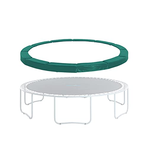 Upper Bounce Machrus Trampoline Replacement Safety Pad 6FT - 16FT Round-Trampolines Spring Cover PVC Trampoline Skirt (Green, 12 ft)