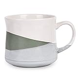 Bosmarlin Large Stoneware Coffee Mug, Big Tea Cup for Office and Home, 21 Oz, Dishwasher and...