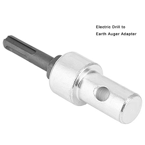 Adapter Wiertarki ślimakowej do Lodu Adapter Wiertła do Wiertarki Elektrycznej do Złącza ślimaka Uziemiającego Arbor Round Shank 2 Pit 2 Slot Adapter Wiertarki Elektrycznej