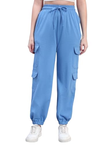 Q - RIOUS Women's Relaxed Fit Cargo Style Jogger Pants