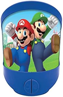 LEXIBOOK NLJ20NI Nintendo Super Mario Night Children's Room, Soft Light, Battery Operated
