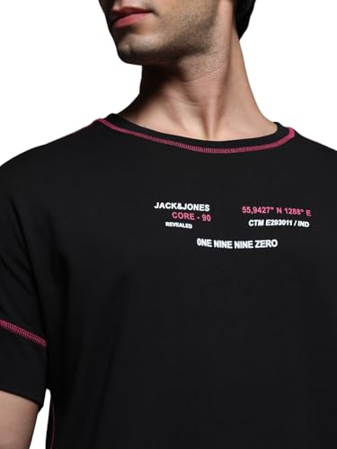 Image of Jack & Jones Men's Cotton Regular Fit T-Shirt