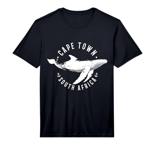 Cape Town South Africa Souvenir Whale Ocean Nautical Performance T-Shirt