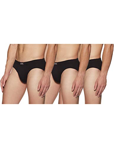 Image of Levi's 011 Comfort Brief for Men | 100% Pure Cotton | Breathable | Durable | Anti-Roll Waistband | Extra Supportive Gusset | Dual Layer 3D Pouch | Tagless & Zero Irritation Comfort | Pack of 3