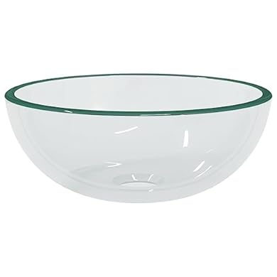 Foto di vidaXL Lavandino in Vetro Temperato 30x12 cm Trasparente