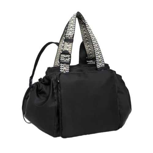 Image of Multifunctional Travel Organizer Bag for Ladies - Doubles as a Stylish Backpack, Crossbody and Shoulder Bag, Boasts Great Storage Capacity(Black)