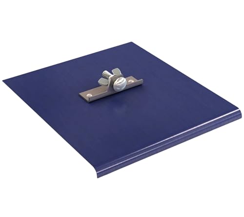 Bon Blue Steel Edger for Concrete, 9x10 in., 3/8 in. Radius