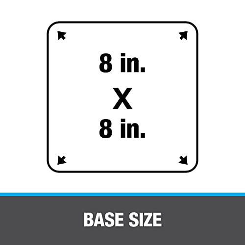 Oatey 14052 Retro Master 0.25"-5.75" Pipe Diameter Roof Flashing 8" X 8" Base, Black #TOP3