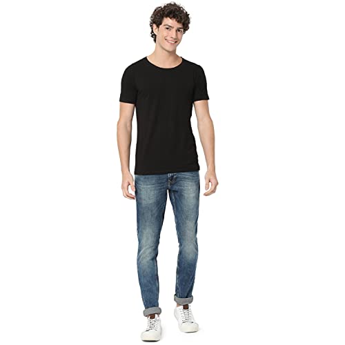 Image of Spykar Men's Slim Fit Low Rise Casual Jeans