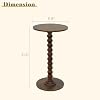 Amazon.com: Fultyle Round Side Table, Small Drink Table for Small ...