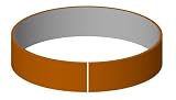 MT MDU-50X55X25-50mm ID X 55mm OD X 25mm Tall Rod Bushing - Steel Body with Bronze Liner and Lead/PTFE Overlay