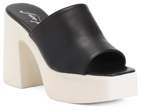 Free People Zoe Platform Black/White EU 39 (US Women's 9) M