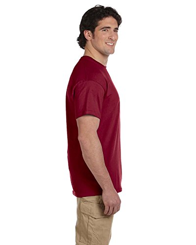 Image of Gildan mens Ultra Cotton Adult Pack fashion t shirts, Antqcherryrd /Carolinablue, XX-Large US, (1) Antique Cherry Red + (1) Carolina Blue, XX-Large