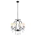 Elegant Lighting 1471 Diana Collection Chandelier D:31" H:34" Lt:8 Vintage Bronze Finish Vintage Bronze