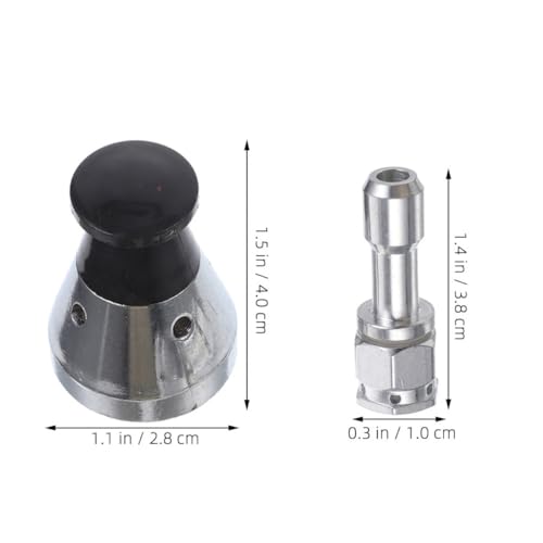 Válvula de seguridad para olla de presión 60Kpa con varilla de escape, kit de repuesto de 4 piezas y liberación de vapor miniatura 2