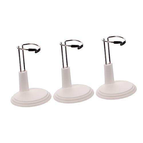 Kisangel 3PCS Doll Support Bracket Sturdy Display Rack for Dolls and Figures Multi Functional Holder for Rooms Stands for Neat Organization