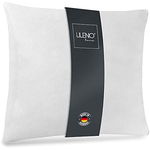 Lileno Home Cushion Filling Set - Washable Inner Cushion, Suitable for Allergy Sufferers - Polyester Cushion Ticking, Couch Cushion, Sofa Cushion, Cocktail Cushion and Pillow Cover