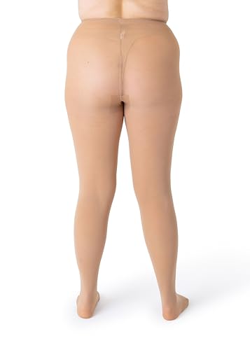 Image of Silky Toes Plus Size Tights for Women | 60D Soft Opaque Comfort Fit Pantyhose | Black or Colored 1-2 pairs | 1X-8X