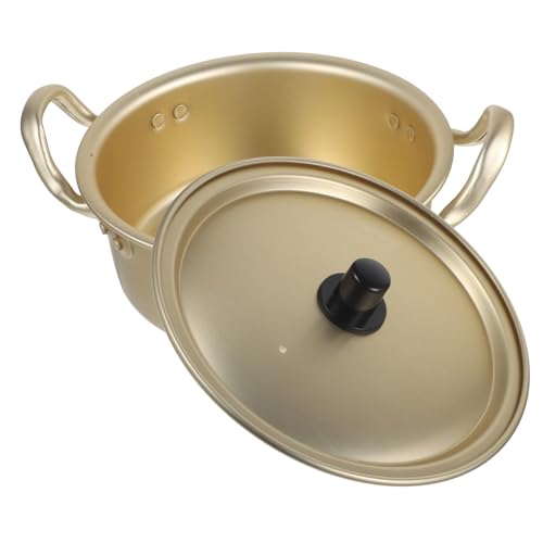 NAMOARLY Multi-purpose Aluminum Cooking Pot Health Stew Pot Instant Noodle Noodles Bowls Easy to Use