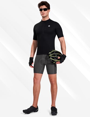 Image of Nepest Cycling Underwear for Men Bike Shorts 4D Padded Anti-Slip Leg Grips | Mountain Bike Liner with Padding, 4-Way Stretch, 2 Side Pockets, Moisture-Wicking, Breathable, Lightweight, Quick Dry, Biking