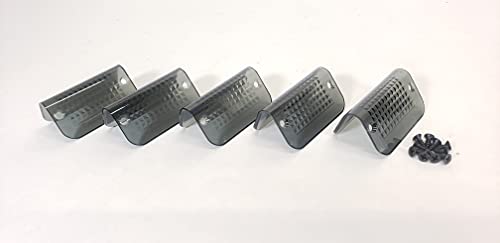 BROCK'S VISOR PARTS (5) New Fits Lund Cab Moon Sun Visor Replacement Light Lens Lenses (Smoked)