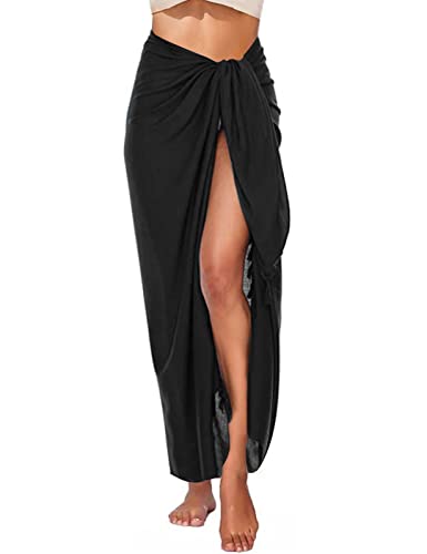 RITOSTA Pareo Femme avec Franges Robe de Plage Ete Kimono Robe Plage Longue Pareo de Plage Wrap de Plage Grande Taille Cache-Maillots et Sarongs Bikini Cover...