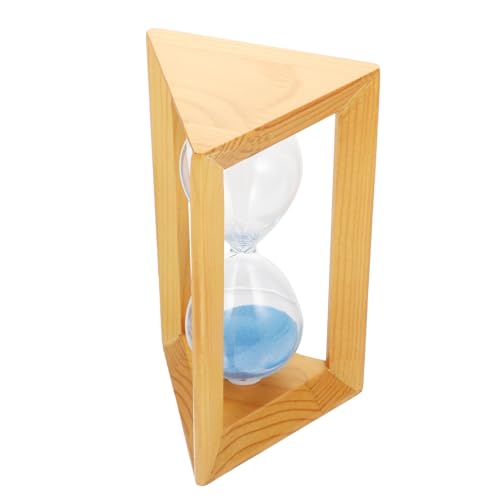 LALAFINA 木製ガラス製レトロ風砂時計 卓上装飾用マー インテリアオーナメント フォトプロップス兼用 おしゃれで滑らかな仕上げ