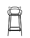 Kartell Masters Stool Taburete, Negro, H.65