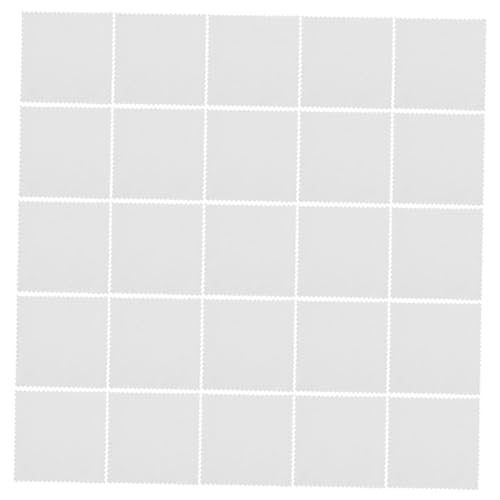 FOMIYES 50 Piezas Paño de Limpieza paño de Pulido de Oro paño para pulir Joyas Limpiador Polaco paños de Limpieza para Joyas Pufon de Tela para Joyas paño de joyería Ante Grey
