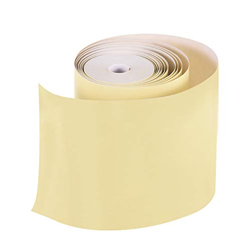Aibecy Rolo de papel térmico colorido de 5730 mm (2,171,18 pol.) Impressão clara para impressora tér