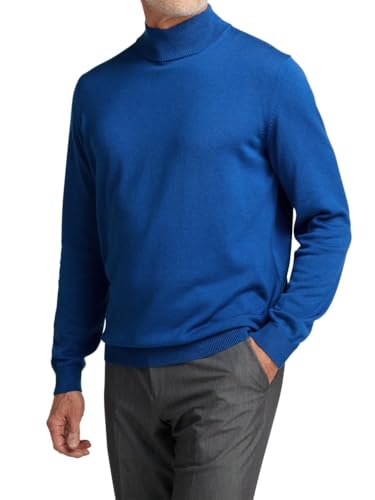 Paul Fredrick Men's Supima Cotton Mock Neck Sweater2