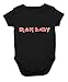 Body da Neonato Rock Parody - Iron Baby - Body Simpatico e Divertente - Idea Regalo