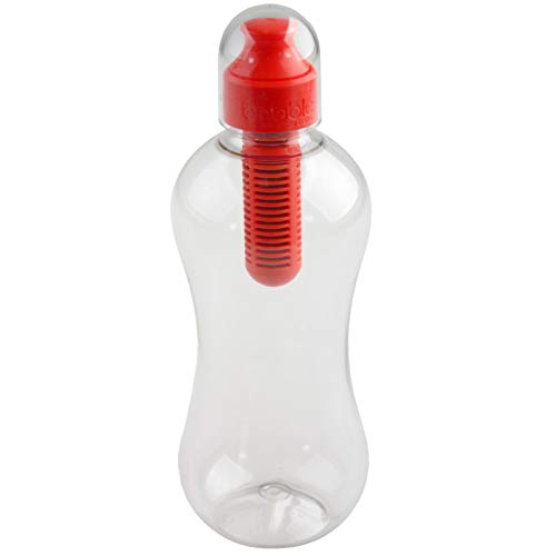 Bobble BPA-Free - Botella de Agua con Filtro Integrado (550 ml, sin BPA), Color Rojo