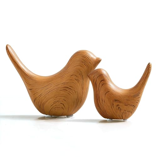 Estatuas de pájaro boho vintage para decoración de hogar