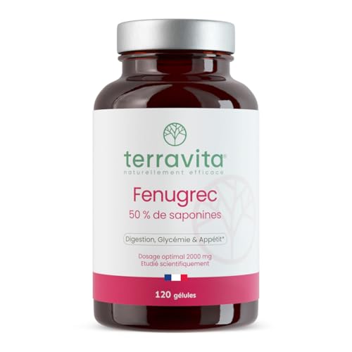 Terravita Fenugrec Concentré 20:1, 120 Gélules