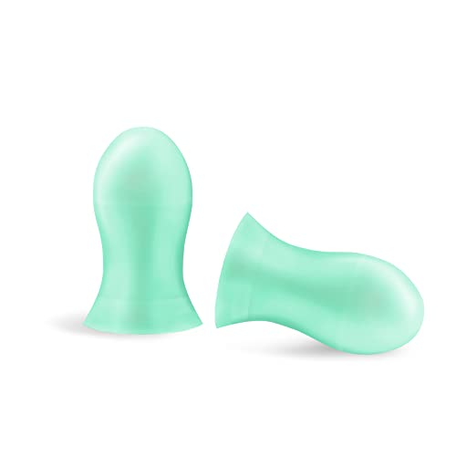 EARS SECRET耳栓 完全遮音 睡眠用 耳栓 ノイズキャンセリング 最高の遮音値 騒音対策 低反発 勉強用 工場用 38dB 防音 旅行 飛行機 夜間バス(5ペア青)