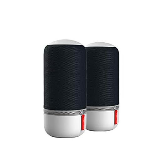 Lot de 2 ZIPP MINI 2 Libratone multi-pièces, enceinte portable sans fil intelligente (Alexa, AirPlay 2, son 360°, WLAN, Bluetooth, Spotify Connect, autonomie de 12 heures) – Stormy Black