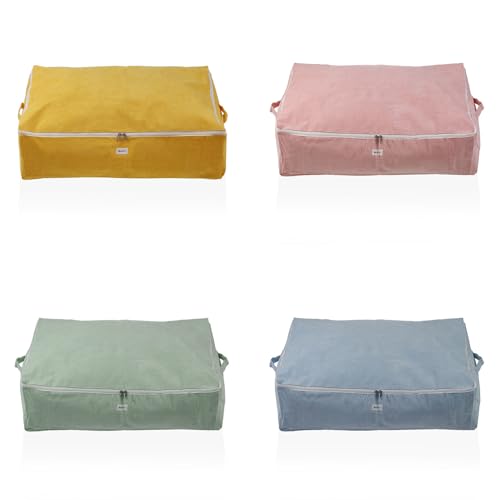 Boîte de rangement velours menthe XL placard ordonné sans effort - 5