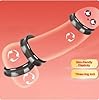 Dstymkler Ensemble réutilisable d'anneaux correcteurs en silicone pour hommes pour enlever l'adhérence du prépuce, lot de 3 #1