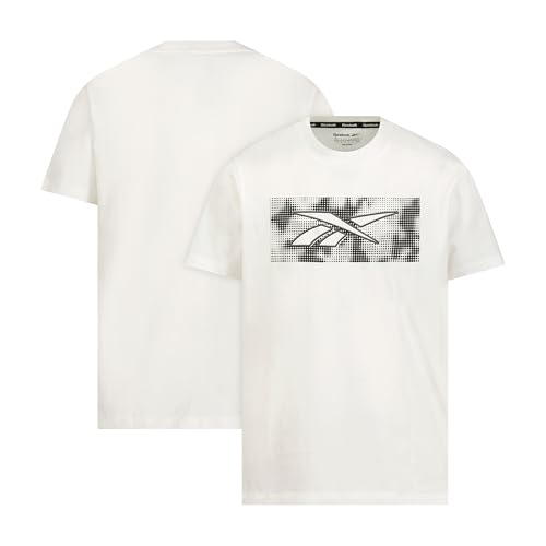 Reebok Boys ID Logo Tee T-Shirt, Chalk, 5 - image 1