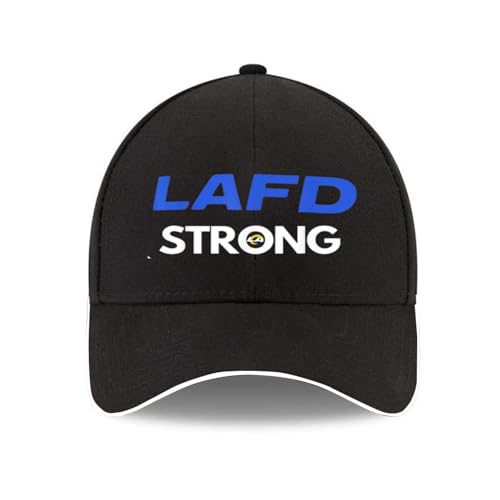 Adult's Fashion Operator Hats,Lafd Strong Baseball Hat with A White Border Gift for Men Women
