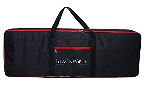 BlackWolf Keyboard & Piano Case/Cover For Yamaha PSR S 770 / PSR S750 / PSR S 950 61-Key Heavy Padded Gig Bag with Front Pocket