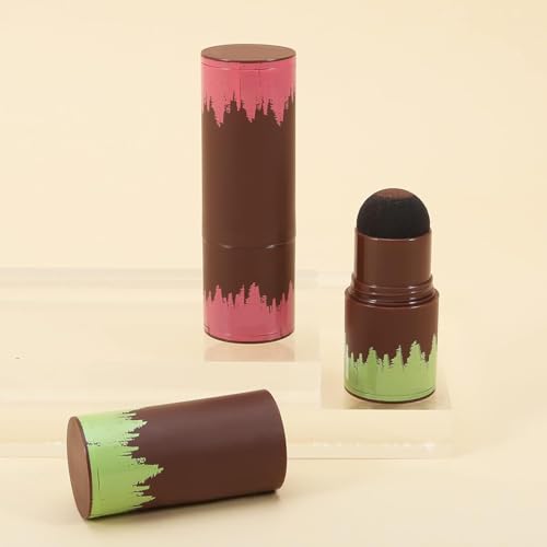 Image of Hairline Powder Stick for Women & Men, Natural Shadow Filler & Shading Sponge Pen for Thinning Hair, Quick Root Touch-Up & Hairline Concealer (BROWN HAIR STICK POWDER)