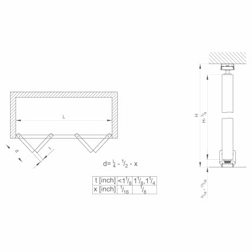 Kit de herrajes para puertas plegables de clóset - Riel de 70 pulgadas para 4 paneles hasta 30 lb - SLID'UP 200 miniatura 5